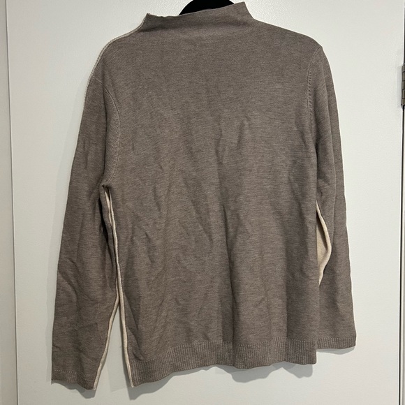 Peruzzi High Quality Italian Knit - Beige Front, Mauve back Size 6 - LIKE NEW - Picture 2 of 2